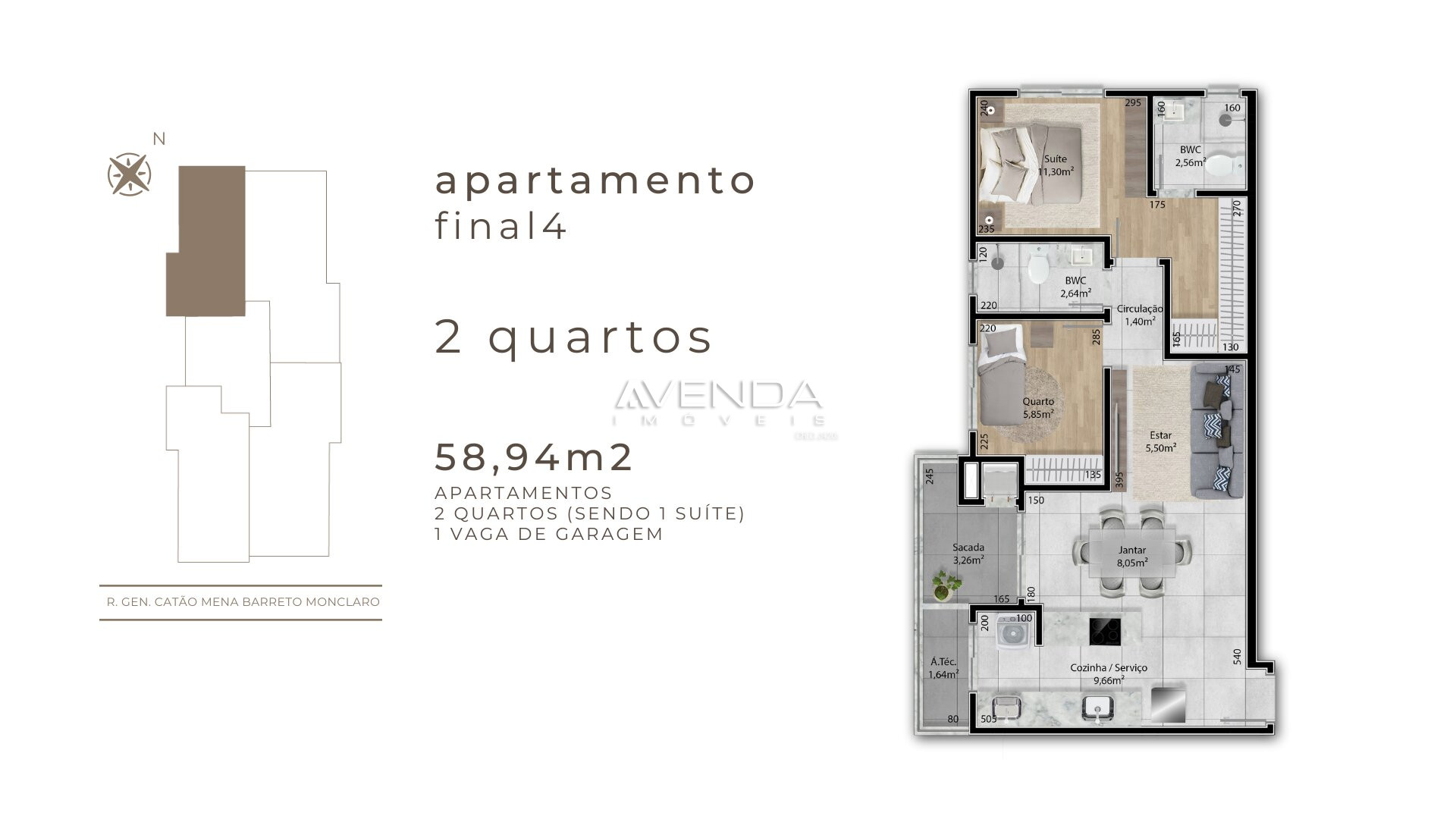 Apartamento, 2 quartos, 58 m² - Foto 23