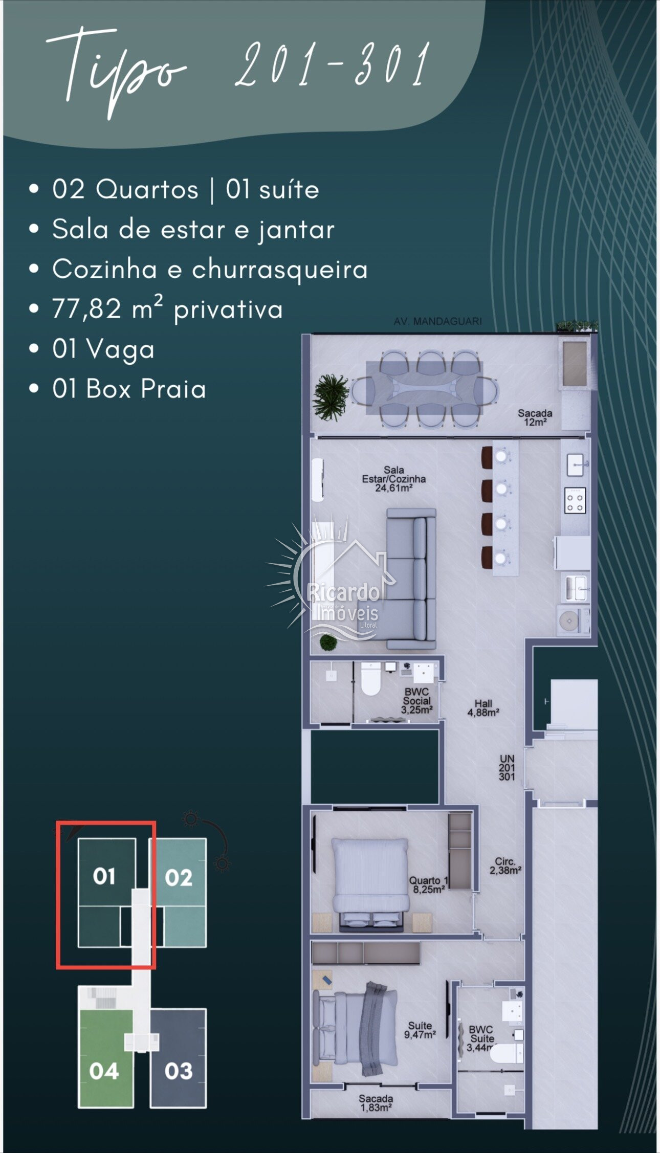 Apartamento, 4 quartos, 116 m² - Foto 8