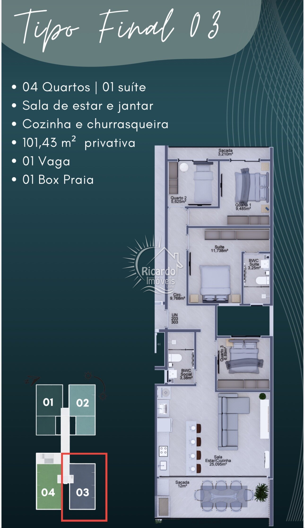 Apartamento, 4 quartos, 116 m² - Foto 10