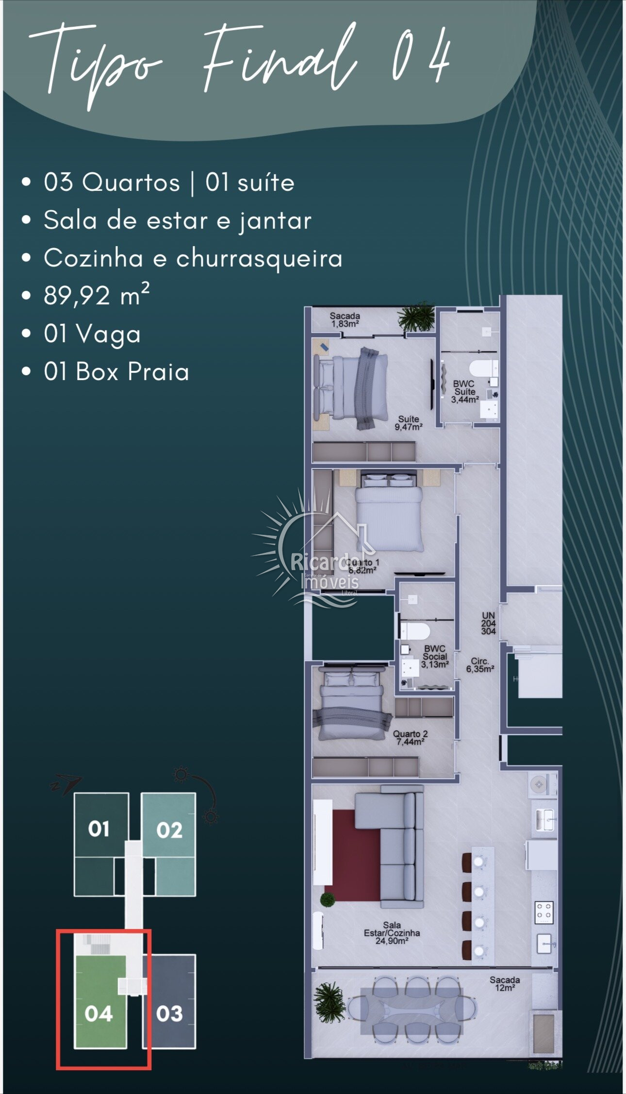 Apartamento, 4 quartos, 116 m² - Foto 11