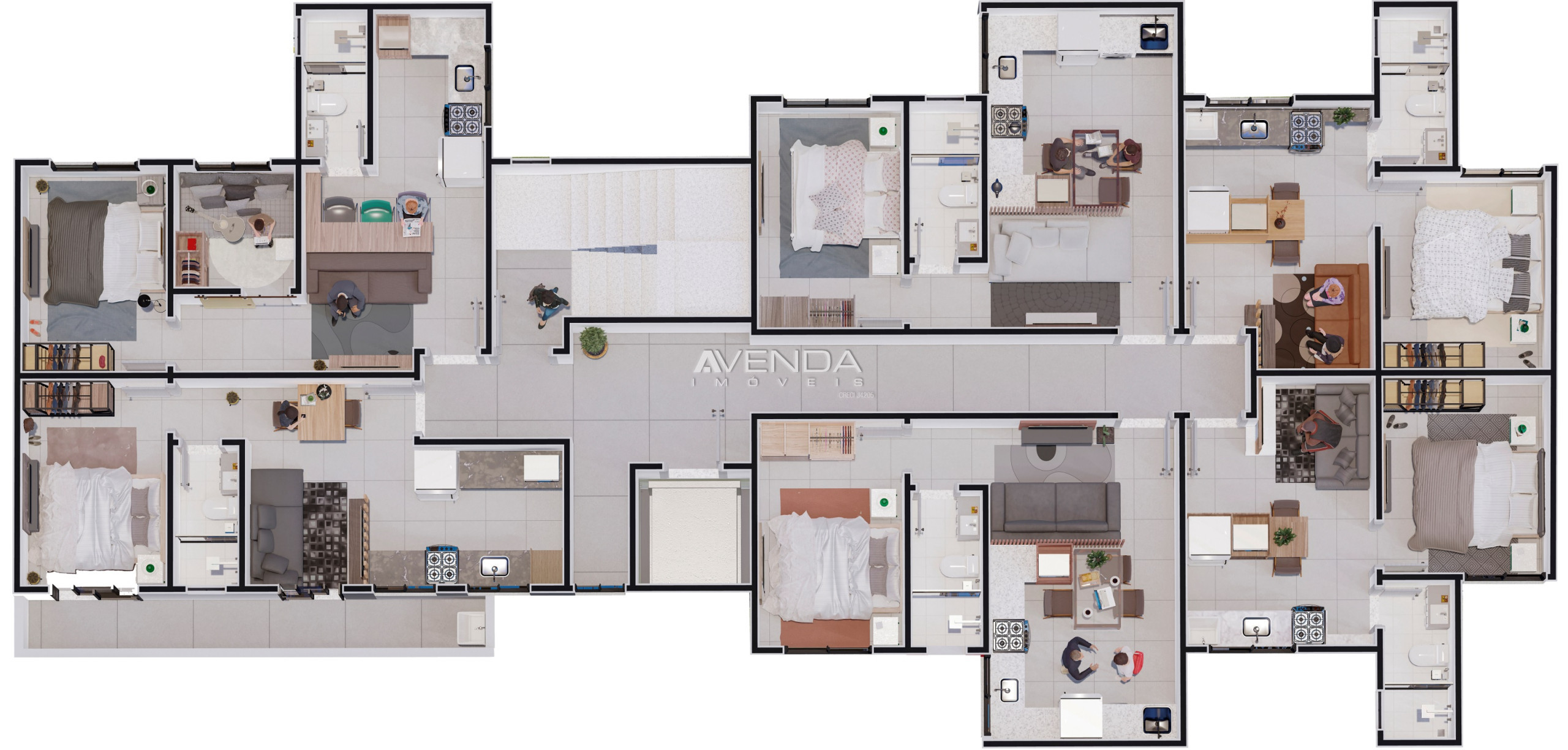 Apartamento, 1 quarto, 26 m² - Foto 45