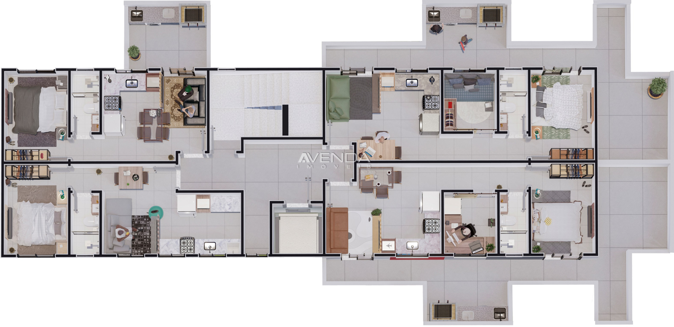 Apartamento, 1 quarto, 26 m² - Foto 44