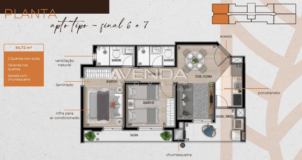 Apartamento, 2 quartos, 66 m² - Foto 32