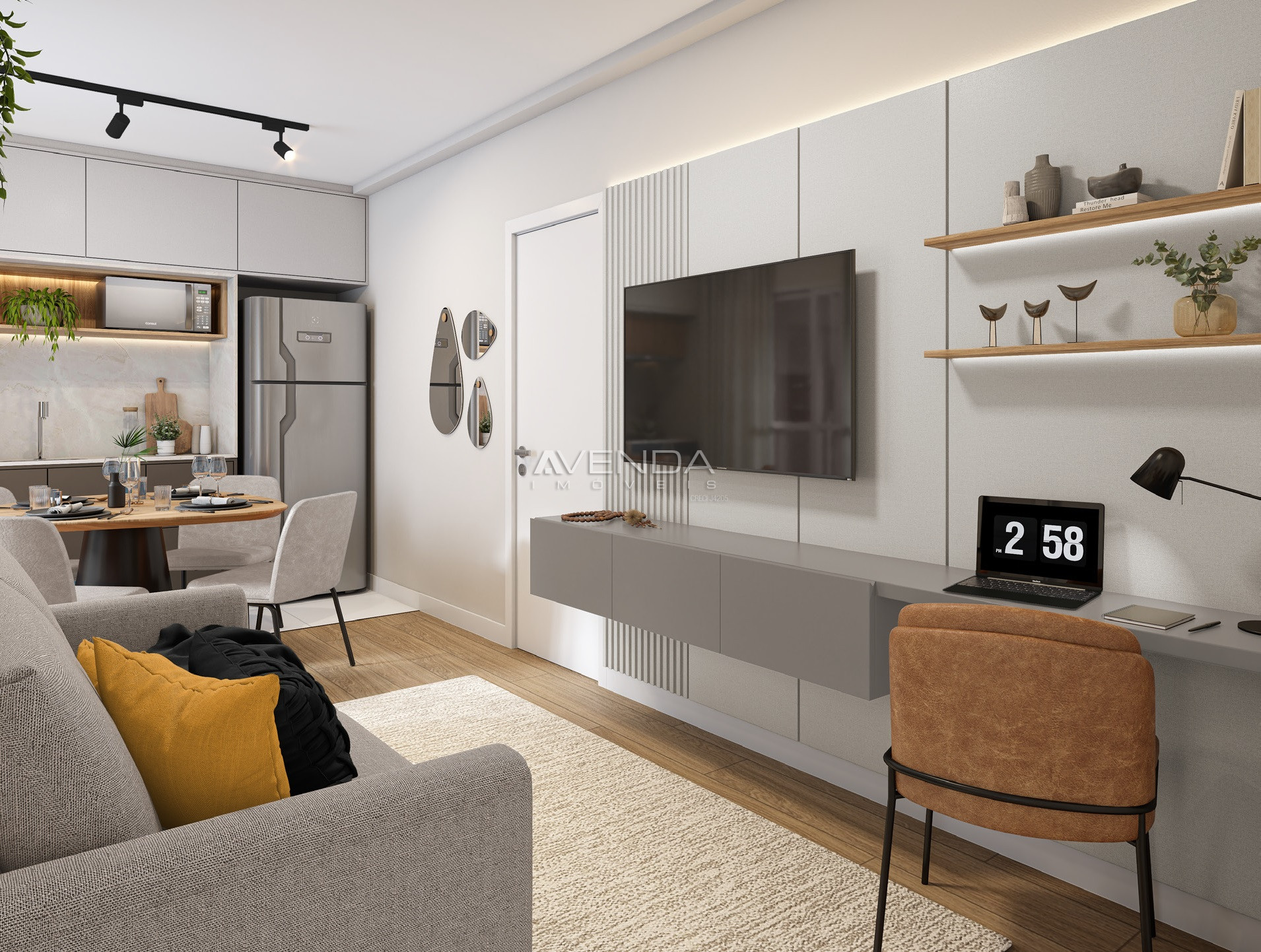 Apartamento, 2 quartos, 44 m² - Foto 1