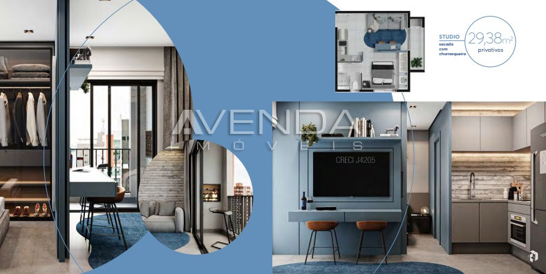 Apartamento, 1 quarto, 22 m² - Foto 3