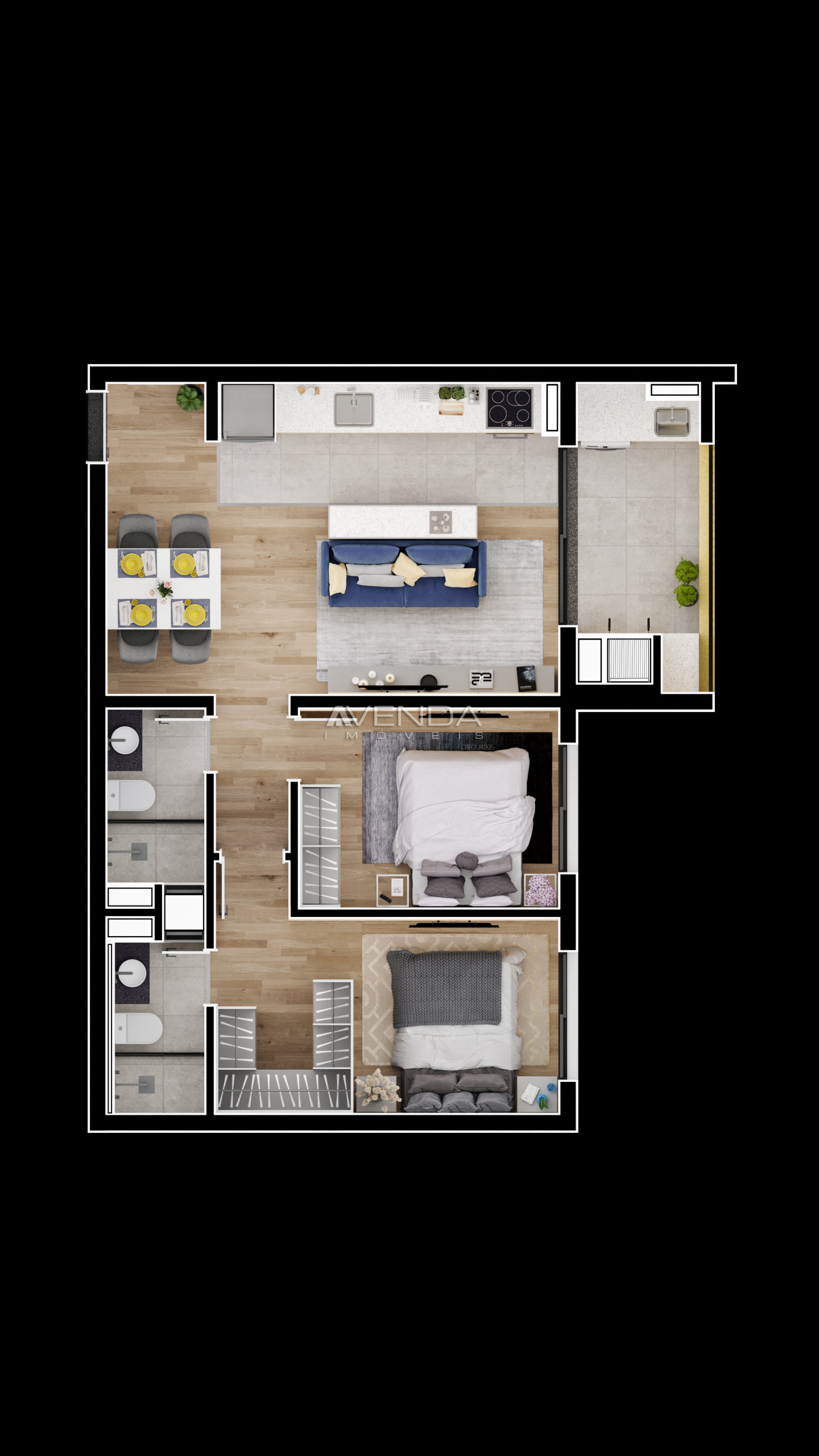 Apartamento, 2 quartos, 62 m² - Foto 5