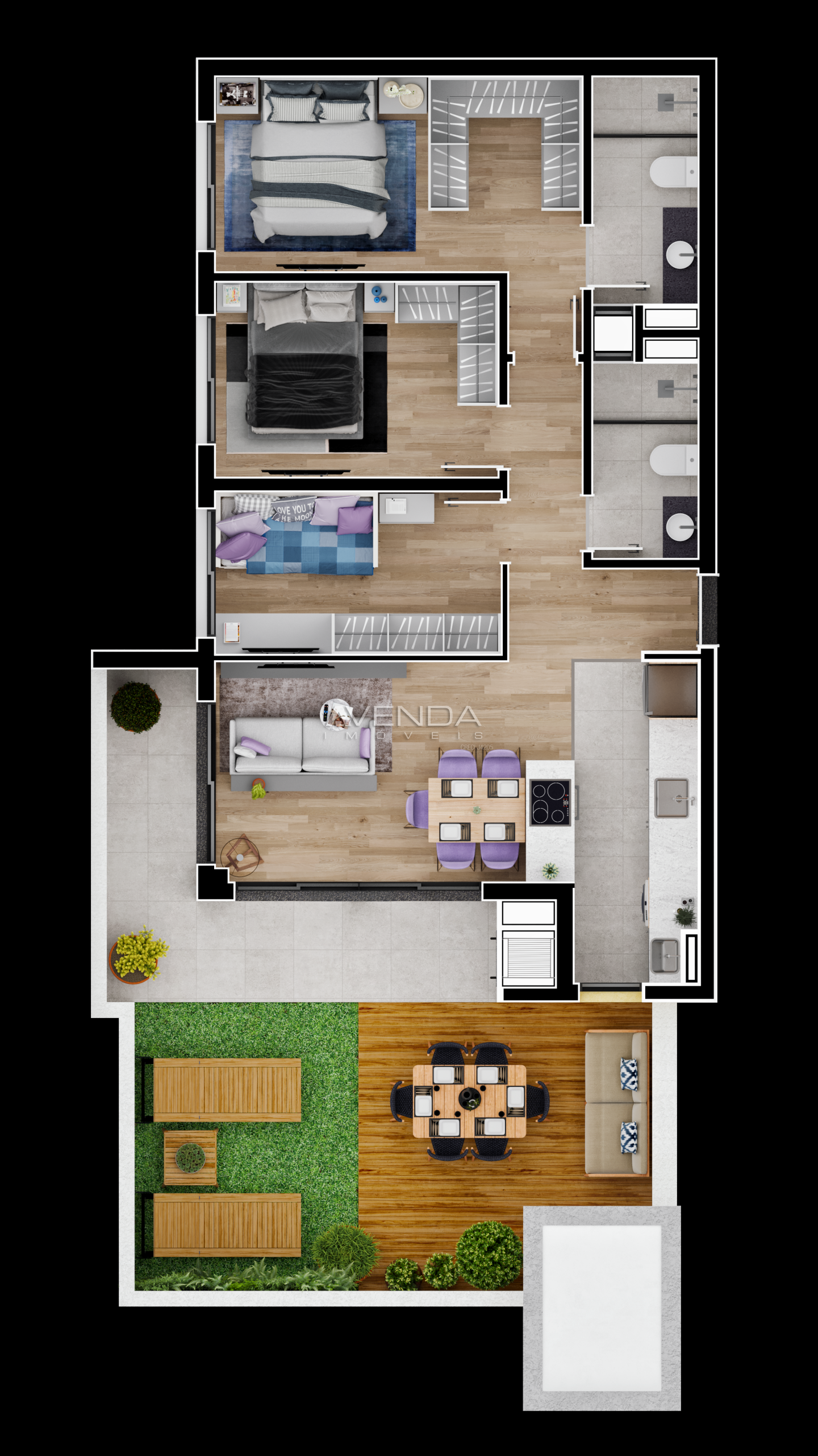 Apartamento, 2 quartos, 62 m² - Foto 6