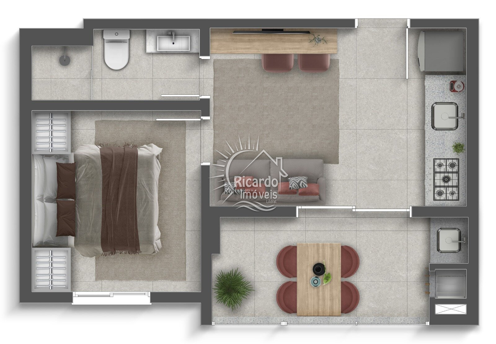 Apartamento, 1 quarto - Foto 44