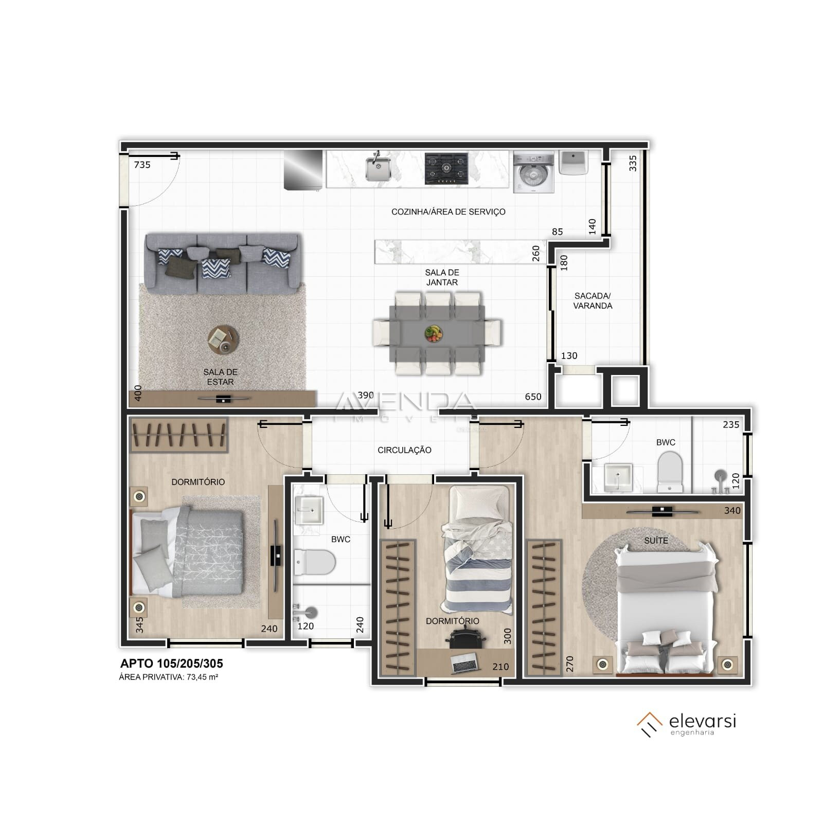 Apartamento, 2 quartos, 59 m² - Foto 12