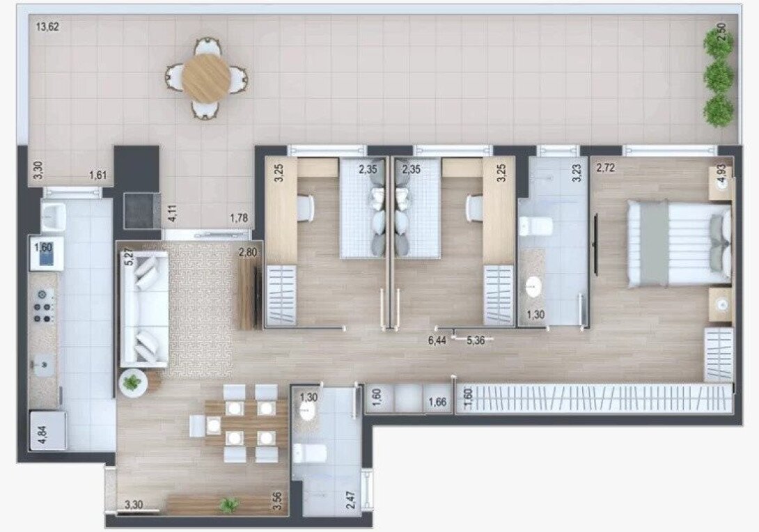 Foto 5 - APARTAMENTO em CURITIBA - PR, no bairro Ecoville - Referência 0396