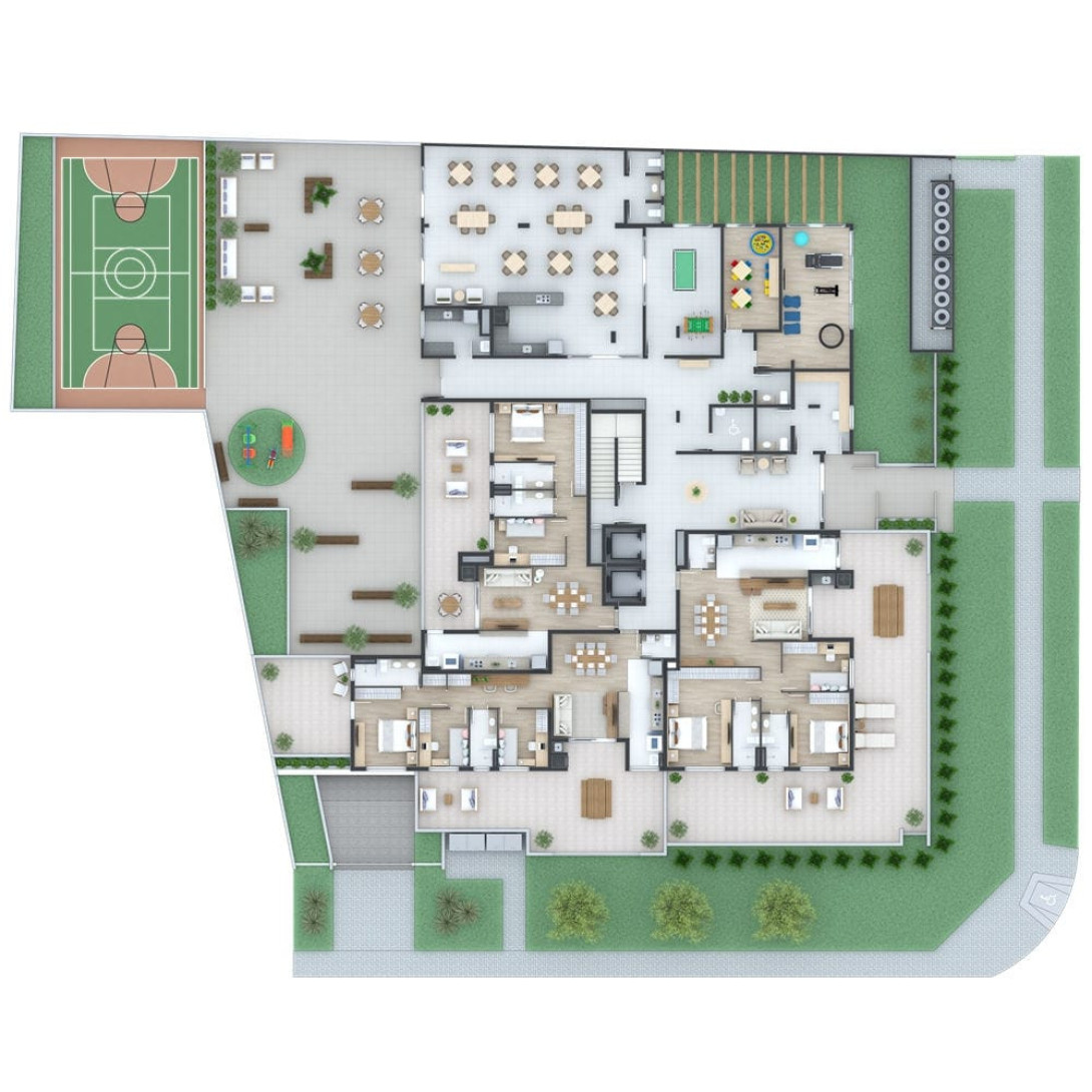 Foto 4 - APARTAMENTO em CURITIBA - PR, no bairro Ahú - Referência 0397