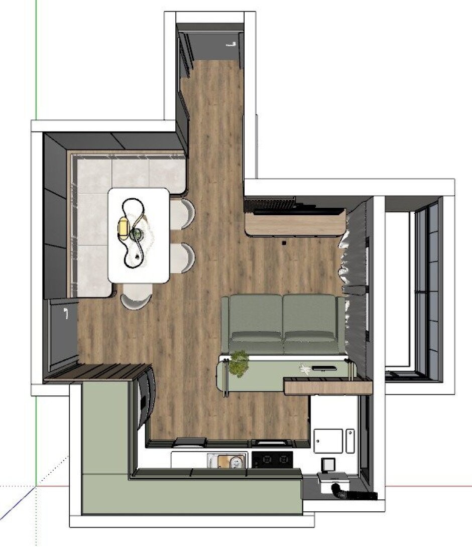 Foto 2 - APARTAMENTO em CURITIBA - PR, no bairro Ecoville - Referência 0401