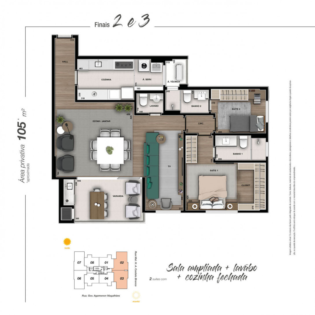 Foto 5 - APARTAMENTO em CURITIBA - PR, no bairro Cristo Rei - Referência 0220