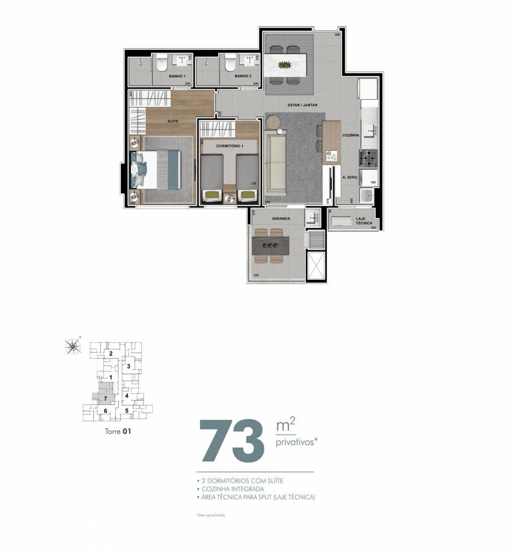 Foto 19 - APARTAMENTO em CURITIBA - PR, no bairro Boa Vista - Referência 0223