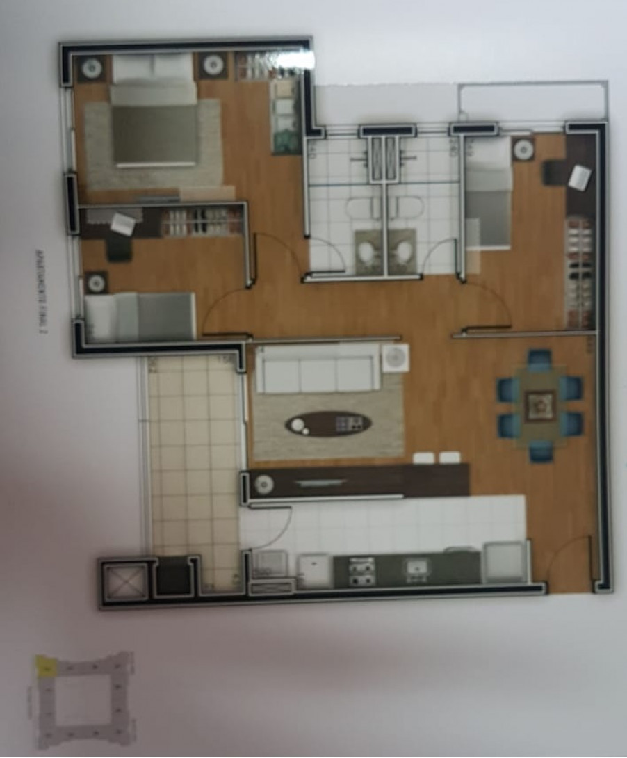 Foto 2 - APARTAMENTO em CURITIBA - PR, no bairro Bacacheri - Referência 0244
