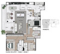Foto 5 - APARTAMENTO em CURITIBA - PR, no bairro Centro Cívico - Referência 0251