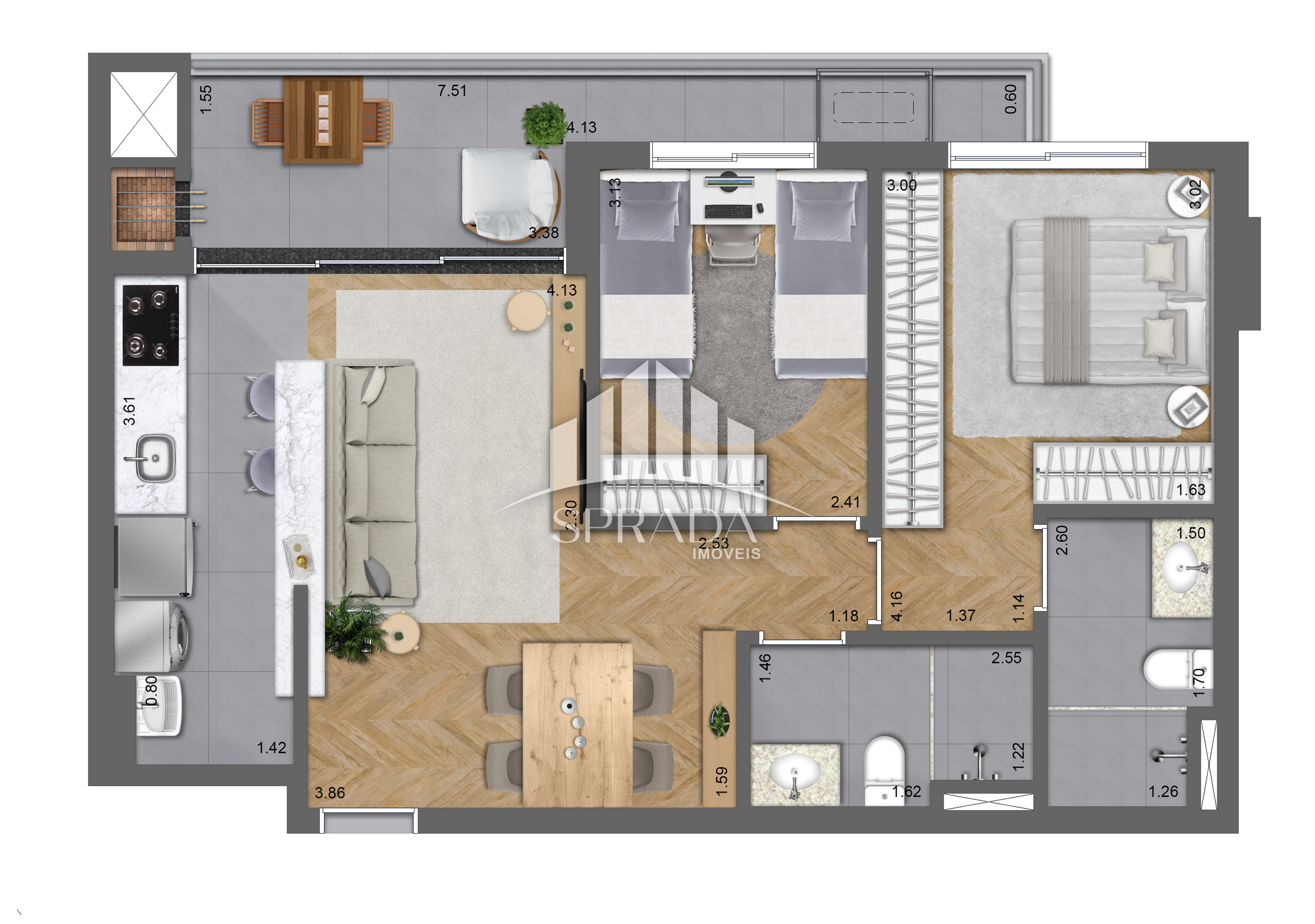 Apartamento à venda com 3 quartos, 140m² - Foto 26