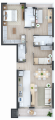 Foto 2 - APARTAMENTO em CURITIBA - PR, no bairro Cabral - Referência 0268