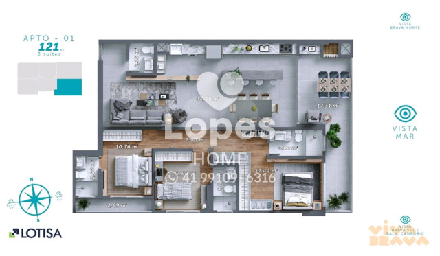 APARTAMENTO no Bairro:  - Lopes Home - Itajai - foto 32