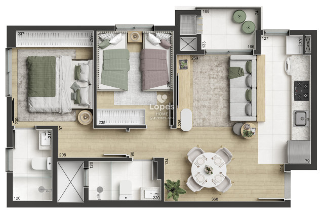 APARTAMENTO no Bairro: Hauer - Lopes Home - Curitiba - foto 22