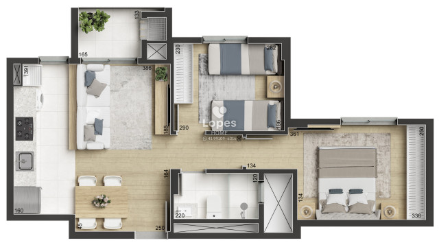 APARTAMENTO no Bairro: Hauer - Lopes Home - Curitiba - foto 24