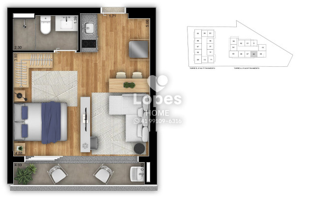 APARTAMENTO no Bairro: Cristo Rei - Lopes Home - Curitiba - foto 42