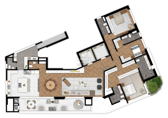 APARTAMENTO no Bairro: Champagnat - Lopes Home - Curitiba - foto 52