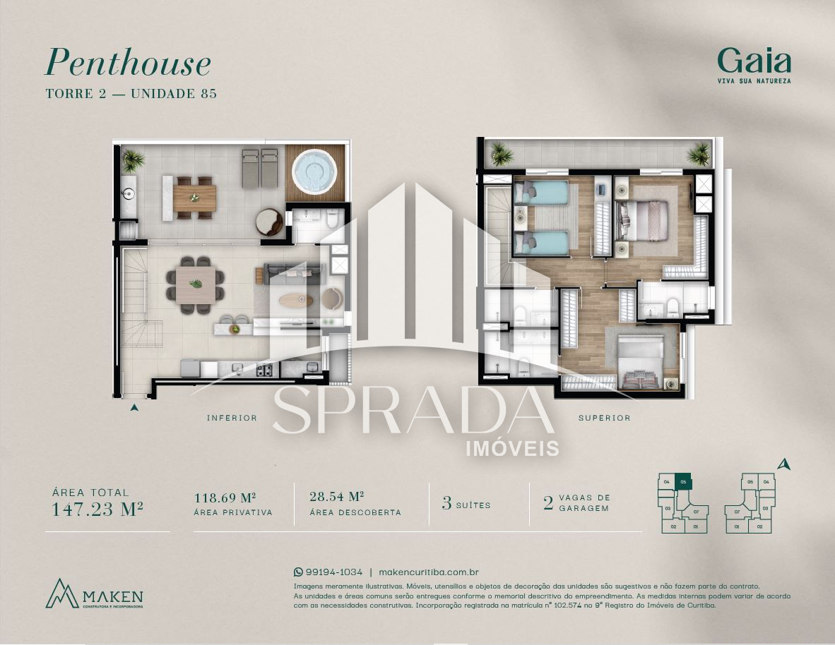 Apartamento à venda com 2 quartos, 68m² - Foto 40