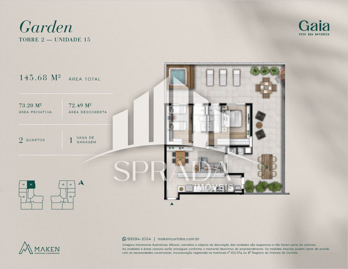 Apartamento à venda com 2 quartos, 68m² - Foto 67