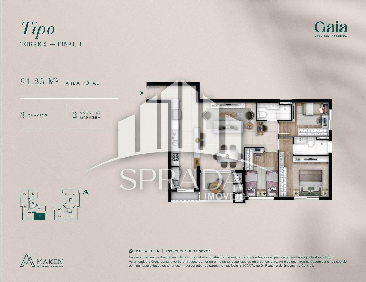 Apartamento, 3 quartos, 91 m² - Foto 42