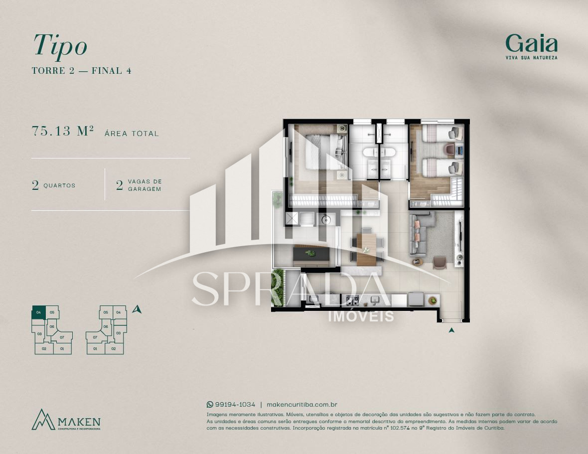 Apartamento, 3 quartos, 91 m² - Foto 45