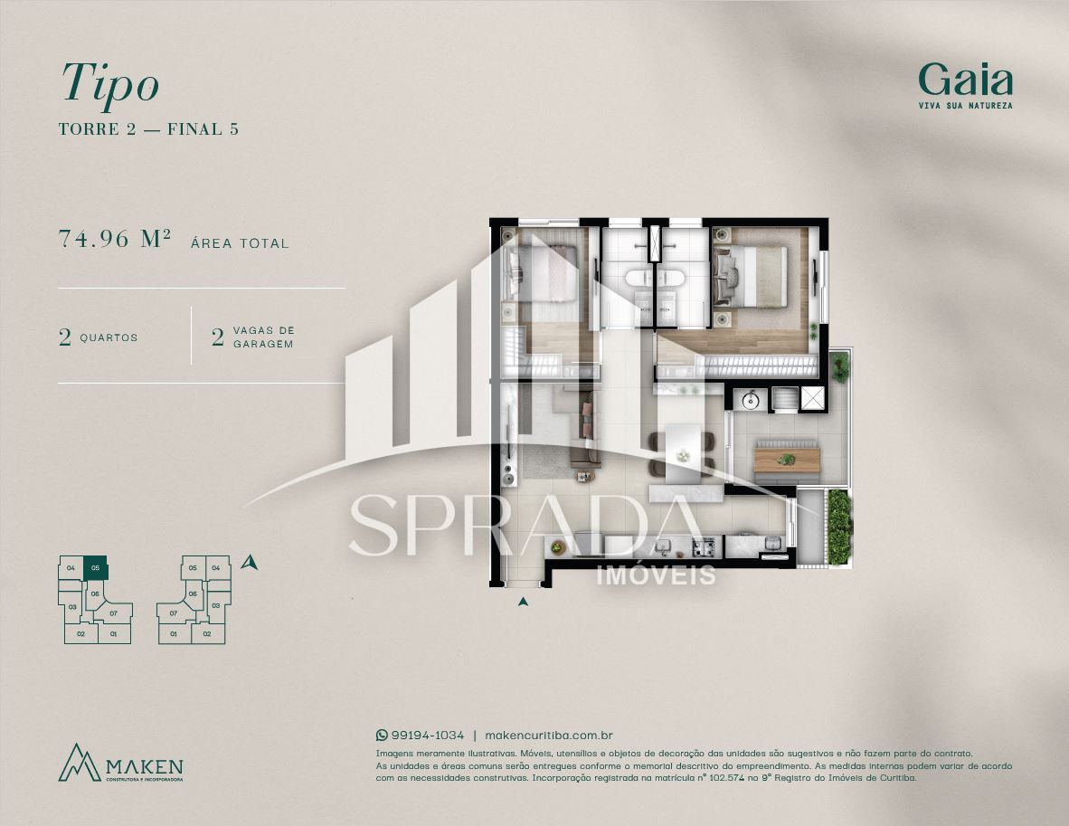 Apartamento, 3 quartos, 91 m² - Foto 46