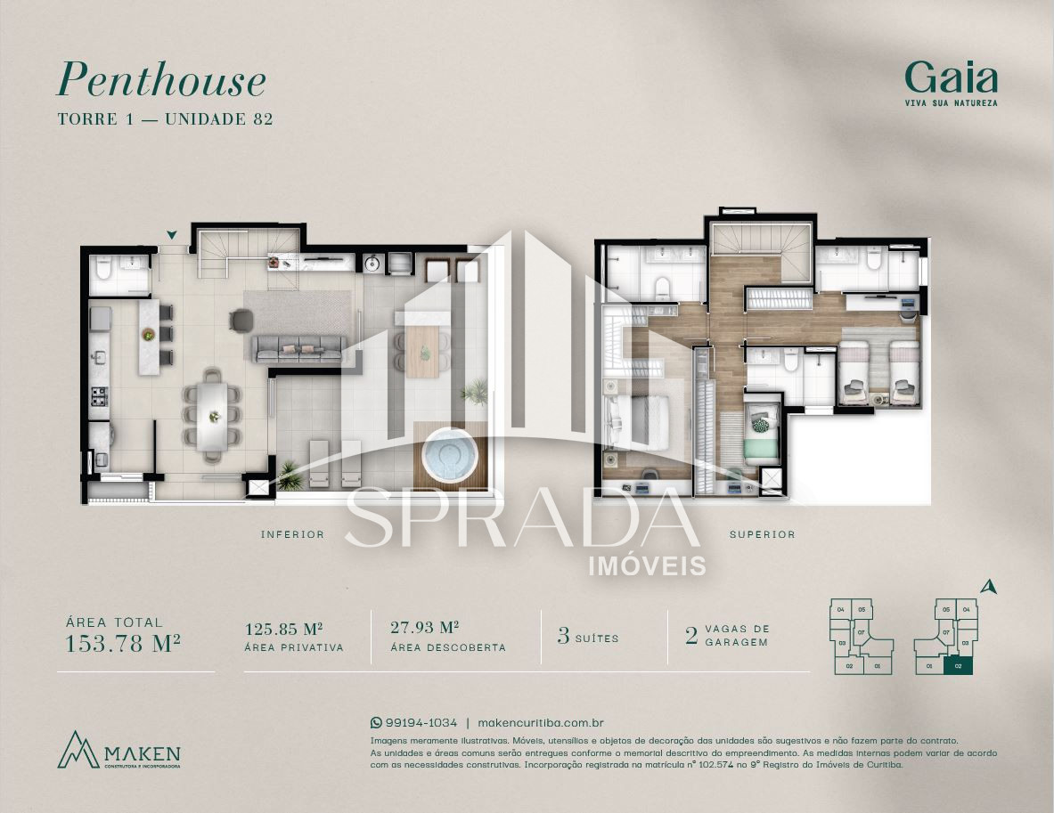 Apartamento, 3 quartos, 91 m² - Foto 53