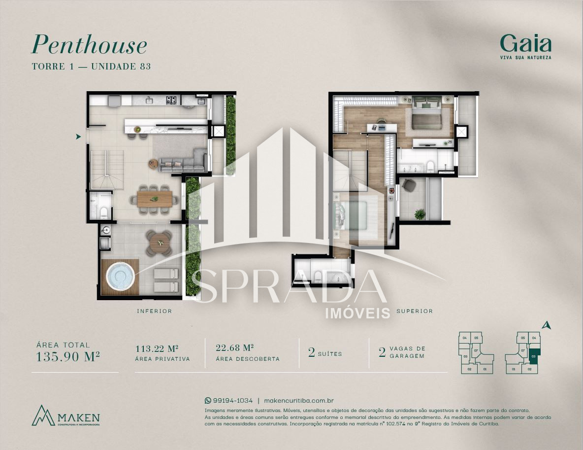 Apartamento, 3 quartos, 91 m² - Foto 54