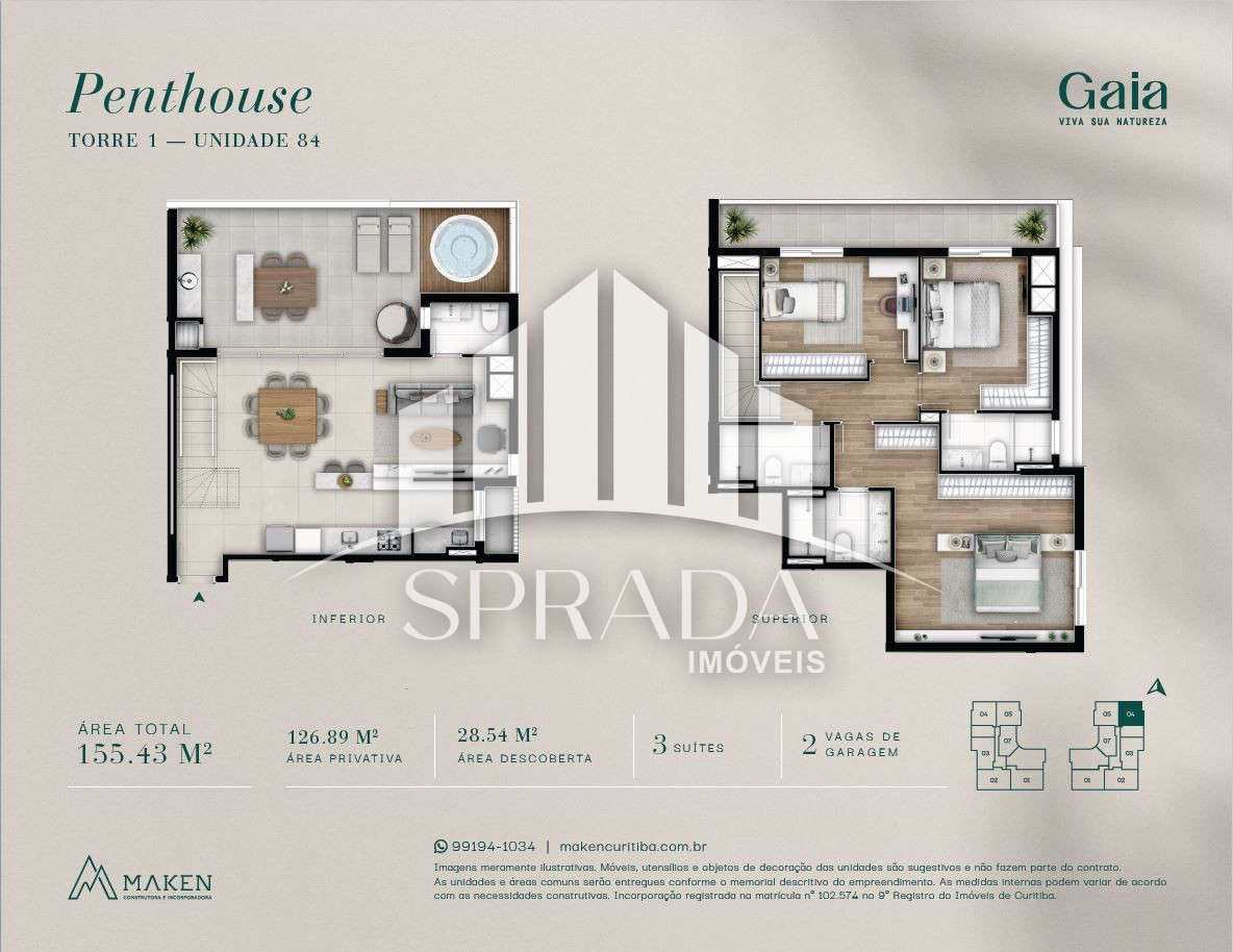 Apartamento, 3 quartos, 91 m² - Foto 55