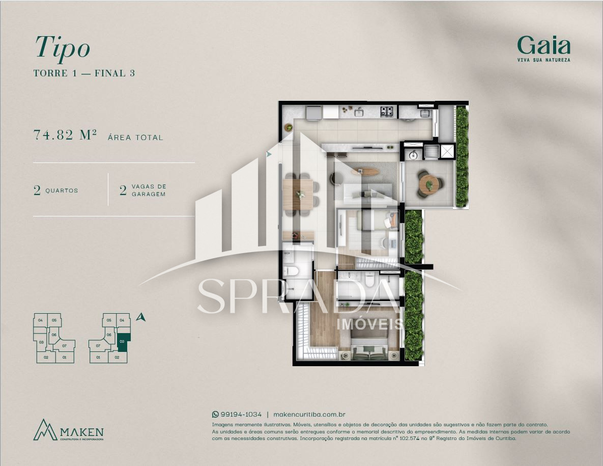 Apartamento, 3 quartos, 91 m² - Foto 60