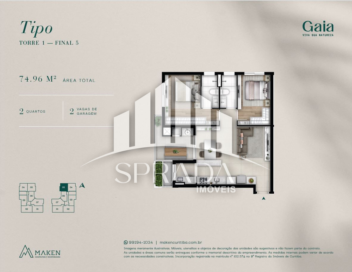 Apartamento, 3 quartos, 91 m² - Foto 62