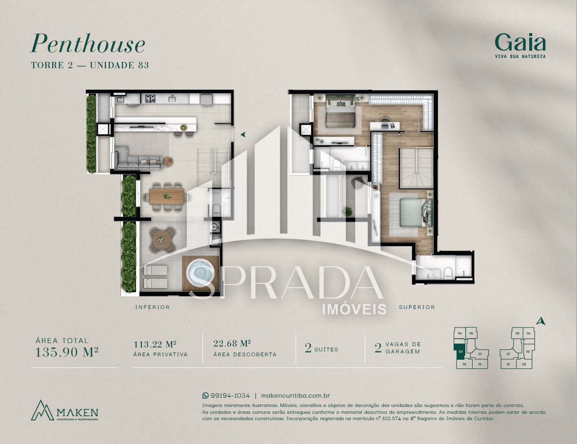 Apartamento, 3 quartos, 91 m² - Foto 70