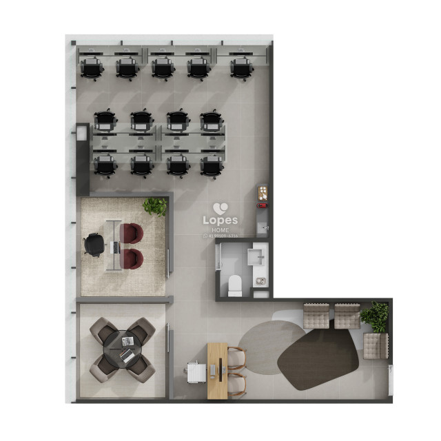 APARTAMENTO no Bairro: Centro - Lopes Home - Curitiba - foto 19