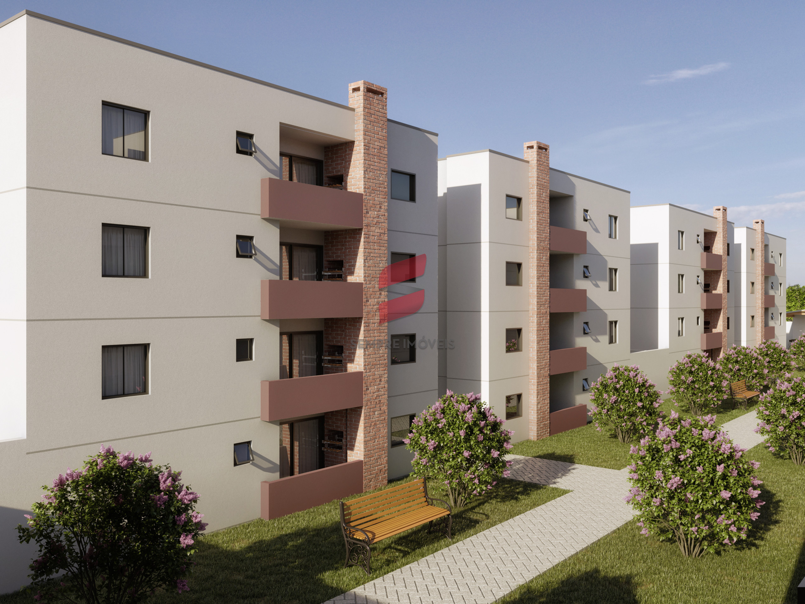 APARTAMENTO com 2 dormitórios à venda com 57m² por R$ 242.000,00 no bairro Vargem Grande - PINHAIS / PR
