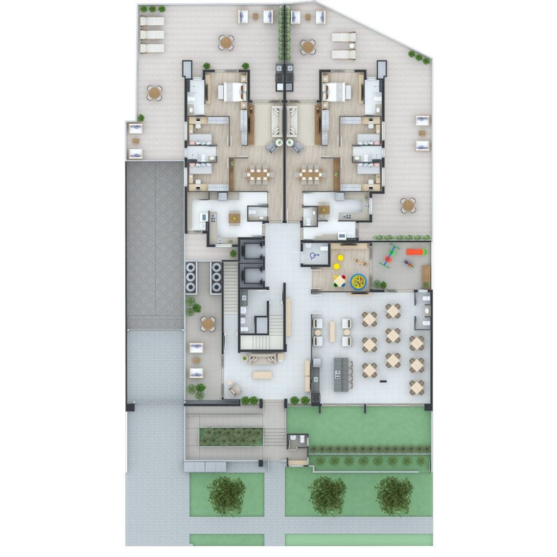 Foto 3 - APARTAMENTO em CURITIBA - PR, no bairro Ahú - Referência 0339