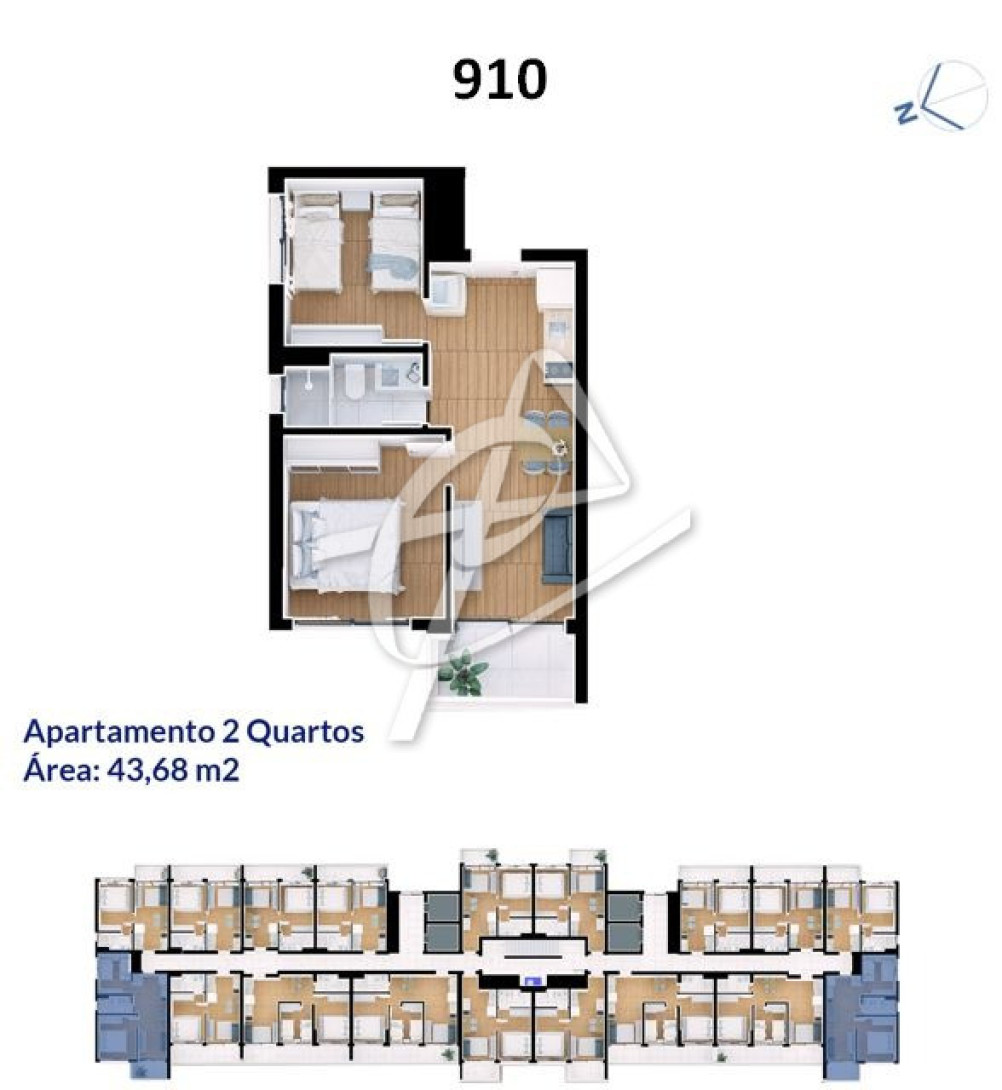 Foto 12 - APARTAMENTO em CURITIBA - PR, no bairro Portão - Referência 0375