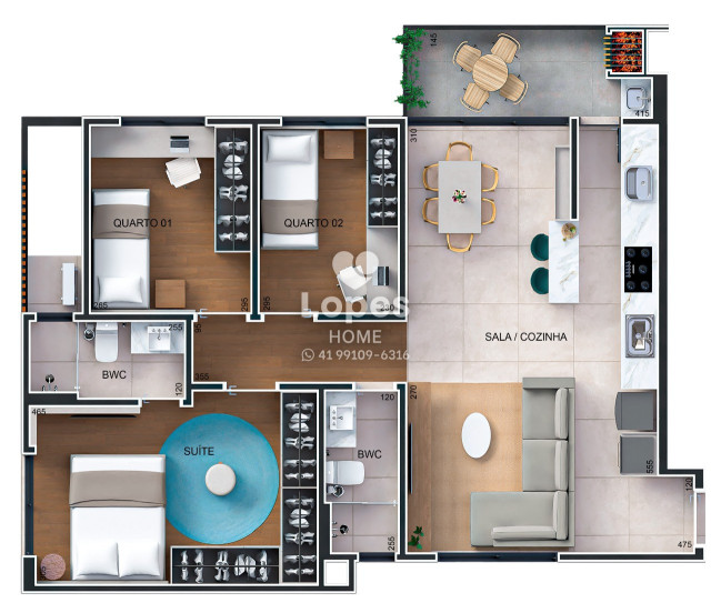 APARTAMENTO no Bairro: Capão da Imbuia - Lopes Home - Curitiba - foto 16