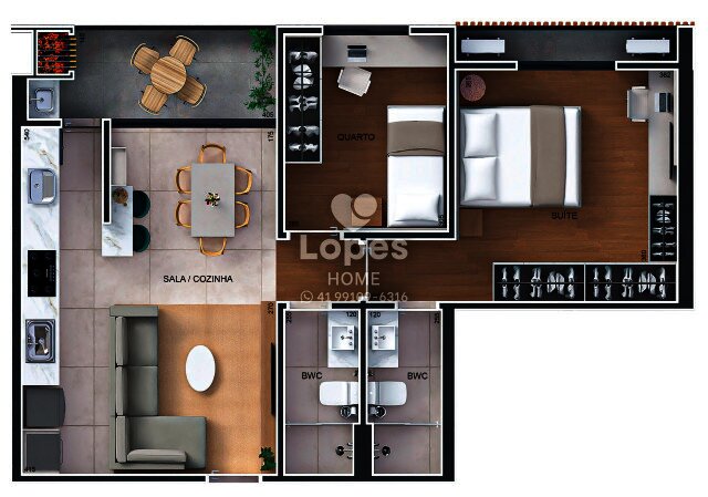 APARTAMENTO no Bairro: Capão da Imbuia - Lopes Home - Curitiba - foto 14