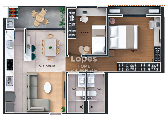 APARTAMENTO no Bairro: Capão da Imbuia - Lopes Home - Curitiba - foto 14