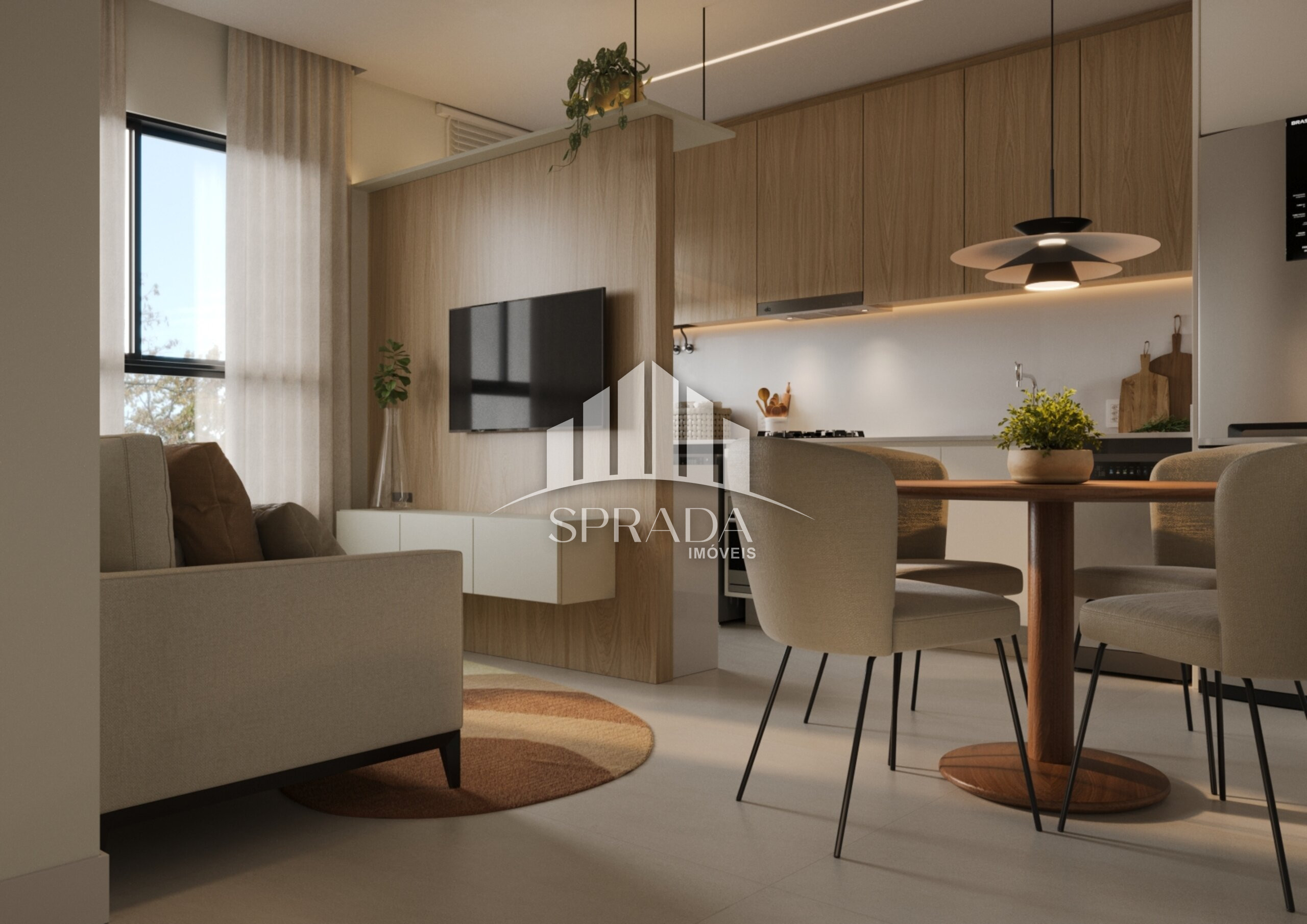 Apartamento à venda com 1 quarto, 34m² - Foto 1