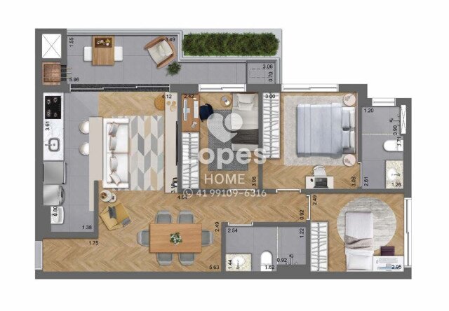 APARTAMENTO no Bairro: Bigorrilho - Lopes Home - Curitiba - foto 38